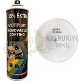 Motip Sıvı Kauçuk Soyulabilir Plastidip Plastik Sprey Boya Beyaz 500 ml - 746