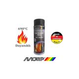 Motip Yüksek Isıya Dayanıklı Siyah Sprey Boya 400ml.