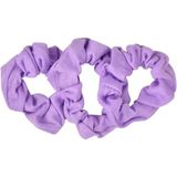 Motique Accessories Küçük saç lastiği, pamuk, lavanta, 3 adet