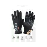 Motiva Su Geçirmez Softshell Unisex Bisiklet, Motosiklet Eldiven Dokunmatik Kışlık Rüzgar Geçirmez Kaymaz
