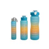 Motivasyonlu Spor Matara Seti, 900Ml Ve 300Ml Su Şişesi