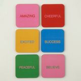Motivation 6'lı Bardak Altlığı (10X10 Cm) - 10 x 10 cm