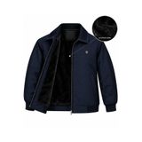 MOT&MONT ERKEK KIŞLIK (POLO YAKA) MONT BONDET KUMAŞ KÜRKLÜ VE SU GEÇİRMEZ FERMUARLI KOL VE ETEK RİBANA DETAYLI CEP FERMUARLI KLASİK ŞIK CEKET MONT (RİBANA)