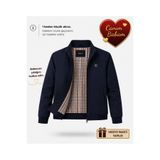 MOT&MONT Erkek Pamuk Polyester Karışım BONDED Kumaş Su ve RÜzgar Geçirmez Hafif Günlük & Mevsimlik & Yazlık BABA Montu LACİVERT !!! 1 BEDEN KÜÇÜK ALINIZ !!!