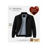 MOT&MONT Erkek Pamuk Polyester Karışım BONDED Kumaş Su ve RÜzgar Geçirmez Hafif Günlük & Mevsimlik & Yazlık BABA Montu SİYAH !!! 1 BEDEN KÜÇÜK ALINIZ !!!