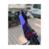 MOTO GZ Motosiklet H2 Kanat Ayna V2 BUKALEMUN Desen Spor Yarasa Ayna