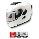 Moto Life N Coffee Motolifencoffee Rs2 Kask Çene Açılır Güneş Vizörlü (G-White) - XL - Beyaz