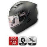 Moto Life N Coffee Motolifencoffee Rs2 Kask Çene Açılır Güneş Vizörlü (Mat Black) - Mat Siyah