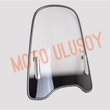 Moto Ulusoy Siperlik Camı Scooter Vitesli Üniversal MATI125 Spontını Newlıght Actıva S Dıo Alpha Spacy Fızy Cbf 150 YBR125