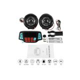 Motoanl Motosiklet Alarm,mp3+Fm Çalar Su Geçirmez LCD Ekran Motor Mp3 Çalar
