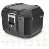 Motoanl Motosiklet Arka Çanta Shad Terra Alüminyum Motor Tur Çantası Black 41 Lt
