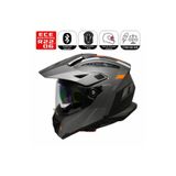 MOTOANL Motosiklet Cross Kask Güneş Vizörlü Enduro Full Face Touring Motorcu Kaskı Natura
