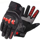 Motoanl Motosiklet Eldiveni Deri ve Cordura Reflektörlü Su Geçirmez Özel Iç Mebran Dirençli Motor Eldiveni