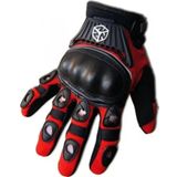 Motoanl Motosiklet Eldiveni Korumalı Neopren Kumaş Kırmızı Motor Eldiveni Mc14