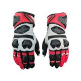 MOTOANL Motosiklet Eldiveni Racing Full Koruma Leather Motorcu Eldiven Kırmızı