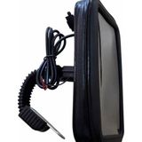 Motoanl Motosiklet Kapalı Unıversal Şarjlı Telefon Tutucu Ayna Bağlantı Aparatlı Motor Telefon Tutucu