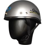 Motoanl Motosiklet Kaskı Abs Materıal Yarım Chopper Model Kask Vespa Scooter Grey - Standart