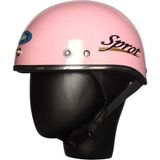 Motoanl Motosiklet Kaskı Abs Materıal Yarım Chopper Model Kask Vespa Scooter Pınk - Standart