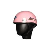 Motoanl Motosiklet Kaskı Abs Materıal Yarım Chopper Model Kask Vespa Scooter Pınk