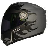 Motoanl Motosiklet Kaskı Ce Onaylı Full Face Abs Materıal Güneş Vizörlü Kask Fr 913 Sılver - Gri