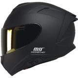 Motoanl Motosiklet Kaskı Full Face Double Güneş Vizörlü ECE 22.06R Motor Kask Matt Black