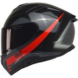Motoanl Motosiklet Kaskı Full Face Double Güneş Vizörlü Ece 22.06R Motor Kask Rosso - XL - Renkli