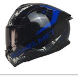 Motoanl Motosiklet Kaskı Full Face Double Güneş Vizörlü Ece 22.06R Motor Kask Soly - 2XL - Renkli