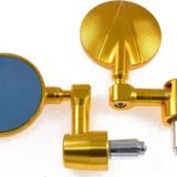 Motoanl Motosiklet Lüx Gidon Aynası Unıversal Model Büyük Ayna 1.kalite Motor Gidon Aynası Gold