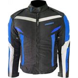 Motoanl Motosiklet Montu 4 Mevsim Full Koruma Özel Oxford 600-D Kumaş Motor Mont Blue