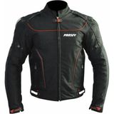 Motoanl Motosiklet Montu 4 Mevsim Maxdura ve Deri Kumaş Hörgüçlü Model Motor Mont Siyah - XS