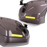 Motoanl Motosiklet Rüzgar Koruma Siperlik Scooter,cross,vitesli ve Atv Mod Uygun Üniversal Reflektörlü Elcik