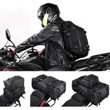 Motoanl Motosiklet Sırt Çantası,arka ve Yan Çanta Olma Özellikli Waterproof Motor Touring Çanta 30 Litre - Standart - Renkli