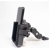 Motoanl Motosiklet Telefon Tutucu Ayna Bağlantılı Anti Shock 4 Yastıklı Motor Telefon Tutucu