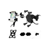 Motoanl Motosiklet Telefon Tutucu Scooter Unıversal Metal Ayna Bağlantılı 360 Dönebilen Motor Telefon Tutucu