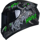 Motoanl Motosiklet ve Bisiklet Mini Çocuk Kaskı Full Face Ce Sertifikalı Child Motor Kask Black
