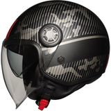 Motoanl Motosiklet Yarım Kask Camlı Ce Onaylı Güneş Vizörlü Motor Kaskı Unıver