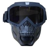 Motobisavm JET KASK MASKESİ ŞEFFAF KURU KAFA