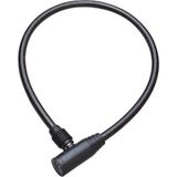Motobisikletim 12X80 Anahtarlı Halat Kilit - Siyah