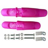 Motobisikletim 16/20 Jant Bmx Bisiklet Plastik Çamurluk Takımı [pembe]