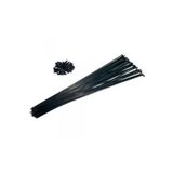 Motobisikletim Bisiklet Jant Teli 2mm x 290 [36 Adet] Çift Kat Jantlar [siyah]