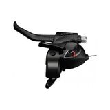 Motobisikletim Shimano ST-EF41 Bisiklet Fren + Vites Kolu Sol Taraf 3'lü - Siyah