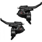 Motobisikletim Shimano ST-EF41 Bisiklet Fren + Vites Kolu Takım 7x3 [kablo + Fren Tel Dahil] - Siyah