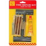 Motobisikletim Tubeless [dublex] Fitil + Lastik Tamir Takımı Set - Siyah