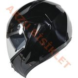 Motobisikletim Vrt - Çene Açılır Vizörlü Kask [MD-808] - Siyah