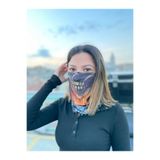Motobros Alevlli Kuru Kafa ile uyumlu Desenli Dikişsiz Dijital Baskı Baf Buff Bandana Boyunluk Karışık