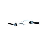 Motobros Bagaj Lastiği Kancalı Lastik Ultra Gergin Çelik Uçlu Misina Ip 1 Adet 90 Cm