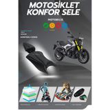 Motobros Bajaj Dominar 250/400 Konfor Sele Kılıfı Visco Sünger Yırtılmaya Dayanıklı (Su Geçirmez)