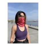 Motobros Etnik Model Nar ile uyumlu Çiçeği Baf Buff Bandana Boyunluk Narçiçeği