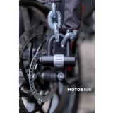 Motobros G-80 Harguard 1.5 Metre Galvanizli Motosiklet- Bisiklet Kesilmez 13 mm Zincir ve Kilit