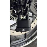 Motobros G-80 Harguard Galvanizli ile uyumlu Bisiklet Motosiklet Kesilmez 13 Mm 1.5 Metre Siyah Zincir Ve Kesilmez Kilit